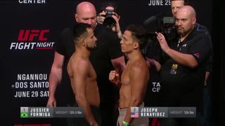 Взвешивание UFC Миннеаполис: Джуссиер Формига vs Джозеф Бенавидес