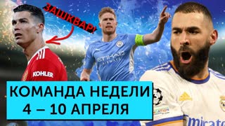 Зашквар Роналду, магия Бензема и Де Брёйне, провал «Милана» и «Арсенала». Команда недели